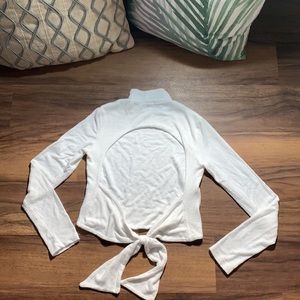 Backless Cropped Mock Neck ‼️2 For $20 ‼️